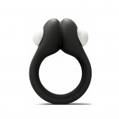 Черное эрекционное кольцо Zippy Vibrating Ring With Bullet - Adrien Lastic - в Сочи купить с доставкой