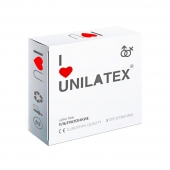 Ультратонкие презервативы Unilatex Ultra Thin - 3 шт. - Unilatex - купить с доставкой в Сочи