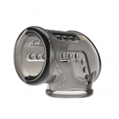 Дымчатая насадка на пенис и мошонку - Baile - в Сочи купить с доставкой