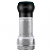 Набор PowerBlow   Feel Pocket Stroker Crystal: мастурбатор и интерактивная насадка - Kiiroo - в Сочи купить с доставкой