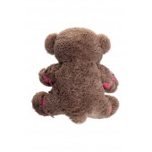 Бондажный набор: бурый мишка с розовыми оковами и наручниками - Pecado - купить с доставкой в Сочи