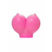 Розовая свеча «Сиськи» - 150 гр. - Pecado - купить с доставкой в Сочи