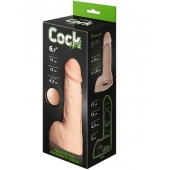 Телесный фаллоудлинитель с мошонкой Cock Next - 17 см. - LOVETOY (А-Полимер) - в Сочи купить с доставкой