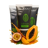 Набор из 3 съедобных лубрикантов JUJU со вкусом тропических фруктов - JuJu - купить с доставкой в Сочи