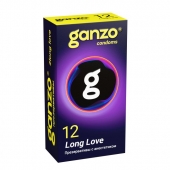 Презервативы с анестетиком для продления удовольствия Ganzo Long Love - 12 шт. - Ganzo - купить с доставкой в Сочи