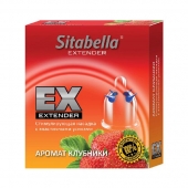 Стимулирующая насадка Sitabella Extender  Клубника - Sitabella - купить с доставкой в Сочи