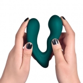 Темно-бирюзовый вибромассажер простаты Solstice X - Magic Motion - в Сочи купить с доставкой