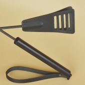 Черный кожаный стек «Сириус» - 60 см. - Sitabella - купить с доставкой в Сочи