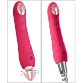 Малиновая насадка на душ с вибрацией Showers to orgasm - 20,1 см. - Orion - купить с доставкой в Сочи