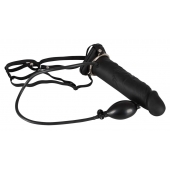Полый страпон с эффектом увеличения Inflatable Strap-On - 18,5 см. - Orion - купить с доставкой в Сочи