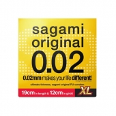 Презерватив увеличенного размера Sagami Original 0.02 XL-size - 1 шт. - Sagami - купить с доставкой в Сочи