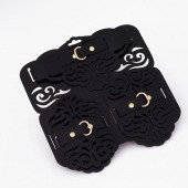 Фигурный набор для БДСМ-игр с узорами и золотистой фурнитурой - Crazy Handmade - купить с доставкой в Сочи