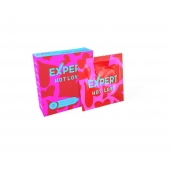 Презервативы с разогревающим эффектом Expert Hot Love - 3 шт. - Expert - купить с доставкой в Сочи