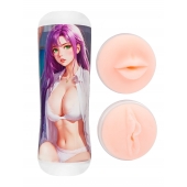Двусторонний мастурбатор аниме - ротик и вагина - Tokyo Style - в Сочи купить с доставкой