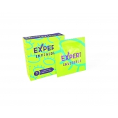 Ультратонкие презервативы Expert Invisible - 3 шт. - Expert - купить с доставкой в Сочи