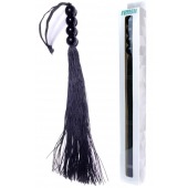 Черная силиконовая плеть - 37 см. - Boys of Toys - купить с доставкой в Сочи