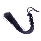 Черная силиконовая плеть - 37 см. - Boys of Toys - купить с доставкой в Сочи