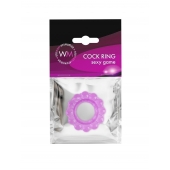 Лиловое эрекционное кольцо с 2 рядами стимулирующих шариков - Erowoman-Eroman - в Сочи купить с доставкой