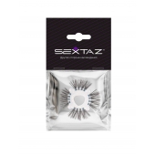 Эластичное эрекционное кольцо с черными «ресничками» - Sextaz - в Сочи купить с доставкой