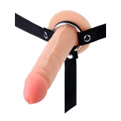 Мужской полый страпон на регулируемых ремнях - 18,5 см. - Sex Expert - купить с доставкой в Сочи