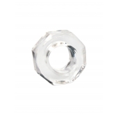 Прозрачное эрекционное кольцо в форме гайки - Sex Expert - в Сочи купить с доставкой