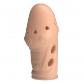 Телесная насадка на пенис Booker - 8 см. - Baile - в Сочи купить с доставкой