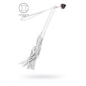 Белая кожаная плеть - 50 см. - Pecado - купить с доставкой в Сочи