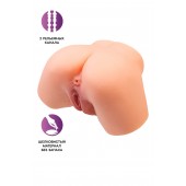 Телесный реалистичный мастурбатор-полуторс с 2 любовными входами - No Name - в Сочи купить с доставкой