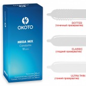 Презервативы OKOTO Mega Mix - 18 шт. - Sitabella - купить с доставкой в Сочи