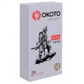 Точечные презервативы OKOTO Dotted - 12 шт. - Sitabella - купить с доставкой в Сочи