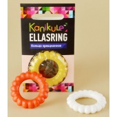 Цветное рельефное эрекционное кольцо Ellasring - Sitabella - в Сочи купить с доставкой