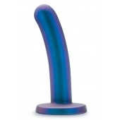 Синяя насадка с гладкой поверхностью Surrender 5.75 Inch Intermediate Pegging Dildo - 14,6 см. - Blush Novelties - купить с доставкой в Сочи