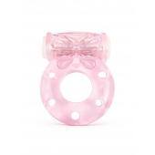 Розовое эрекционное виброкольцо с бабочкой - 1137 - в Сочи купить с доставкой
