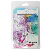 Набор из 3 эрекционных прозрачных колец - Boys of Toys - в Сочи купить с доставкой