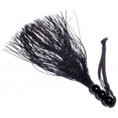 Черная силиконовая плетка - 25,4 см. - Boys of Toys - купить с доставкой в Сочи