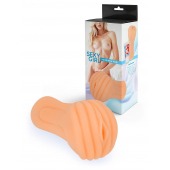 Эластичный мастурбатор в виде вагины телесного цвета - Sexy Girl - в Сочи купить с доставкой