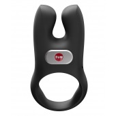 Черное эрекционное виброкольцо Nos - Fun Factory - в Сочи купить с доставкой