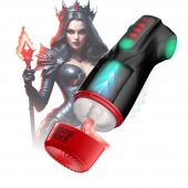 Интерактивный мастурбатор Raven с вакуумом, вибрацией и подсветкой - Shots Media BV - в Сочи купить с доставкой