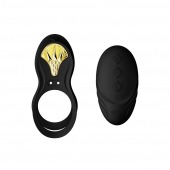 Черное эрекционное виброкольцо Bayek с пультом ДУ - Zalo - в Сочи купить с доставкой