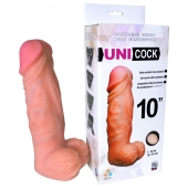 Фаллическая насадка Харнесс UNICOCK 10  - 25 см. - LOVETOY (А-Полимер) - купить с доставкой в Сочи