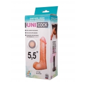 Фаллическая насадка Харнесс UNICOCK 5,5  - 17 см. - LOVETOY (А-Полимер) - купить с доставкой в Сочи