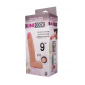 Фаллическая насадка Харнесс UNICOCK 9  - 24 см. - LOVETOY (А-Полимер) - купить с доставкой в Сочи