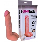 Фаллическая насадка Харнесс UNICOCK 9  - 24 см. - LOVETOY (А-Полимер) - купить с доставкой в Сочи