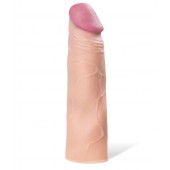 Реалистичная насадка с ярко выраженной головкой - 16,5 см. - A-toys - в Сочи купить с доставкой