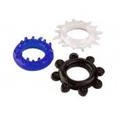 Набор из 3 разноцветных эрекционных колец - A-toys - в Сочи купить с доставкой