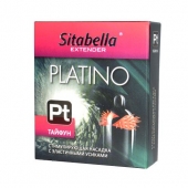 Стимулирующая насадка с шипиками по бокам Platino  Тайфун - Sitabella - купить с доставкой в Сочи