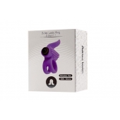 Эрекционное кольцо с подхватом мошонки и стимуляцией клитора Bullet Lastic Ring - Adrien Lastic - в Сочи купить с доставкой