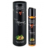 Массажное масло с ароматом экзотических фруктов Huile de Massage Gourmande Fruits Exotiques - 59 мл. - Plaisir Secret - купить с доставкой в Сочи
