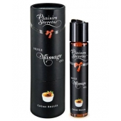 Массажное масло с ароматом крем брюле Huile de Massage Gourmande Creme Brulée - 59 мл. - Plaisir Secret - купить с доставкой в Сочи