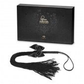 Чёрная плётка Lilly Whip Bijoux - Bijoux Indiscrets - купить с доставкой в Сочи